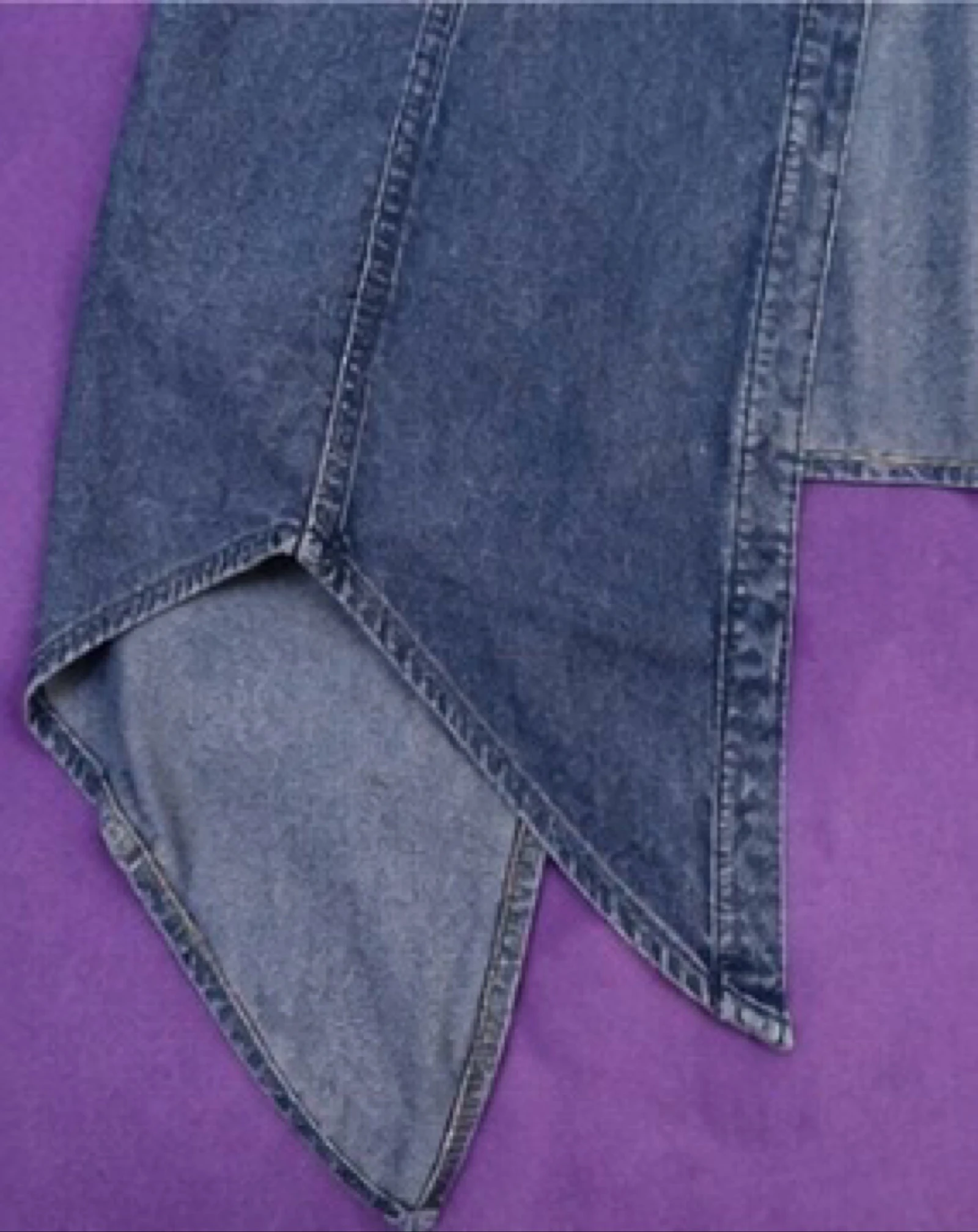 Chaqueta sin mangas larga de mezclilla Kiabi – Talla 38 – Azul denim – photo 6